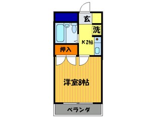 詩仙ハイム　Ⅱの物件間取画像